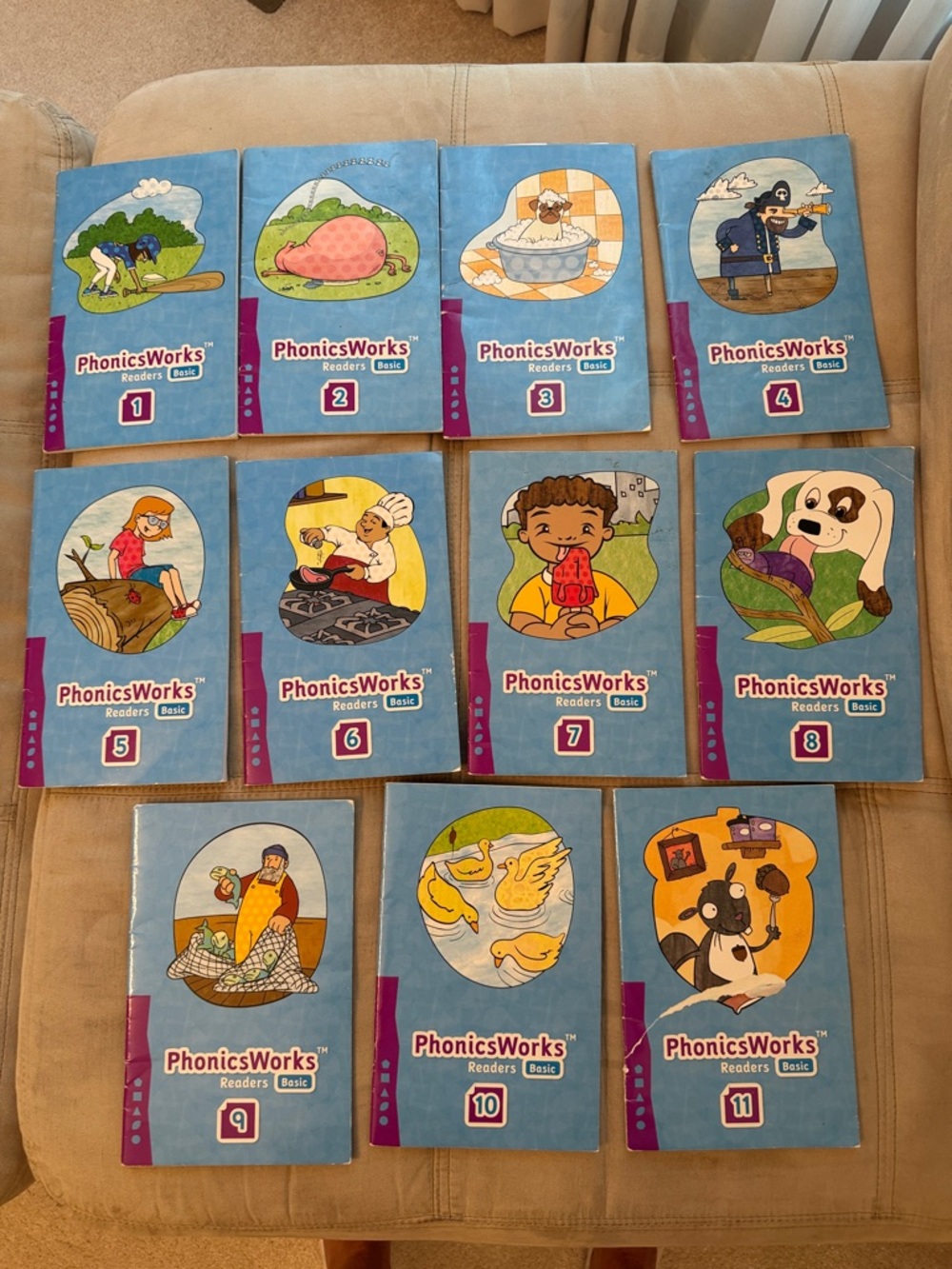 Readers Basic Set - Blue (Numbers 1-11)